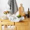 DII® Windowpane Oversized Washed Waffle Dishtowels, 2ct.
